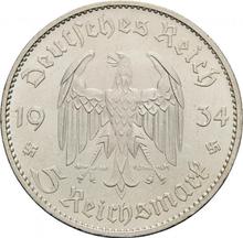 5 Reichsmark 1934 E   "Garrison Church (with date)"