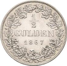 1/2 Gulden 1867   
