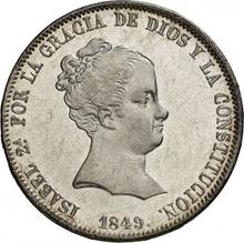 20 Reales 1849 M CL 