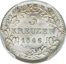 3 Kreuzer 1846   