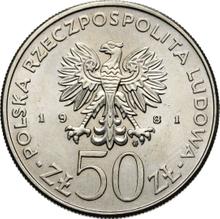 50 Zlotych 1981 MW   "Władysław Sikorski"
