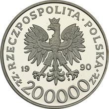 200000 Zlotych 1990 MW  SW "Tadeusz Komorowski 'Bor'"