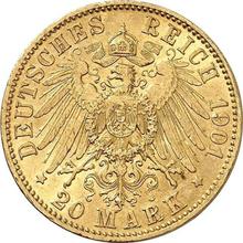 20 Mark 1901 A   "Anhalt"