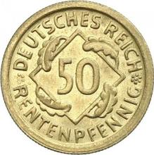 50 Rentenpfennig 1923 D  