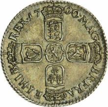 Sixpence 1700    "Third laureate bust"