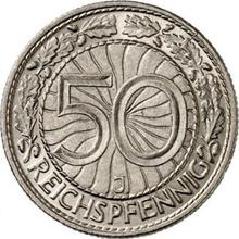 50 reichspfennig 1935 J  