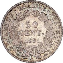 50 Centimes 1881 A  