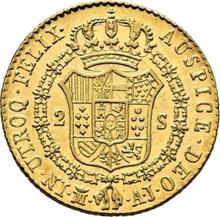 2 Escudos 1830 M AJ 