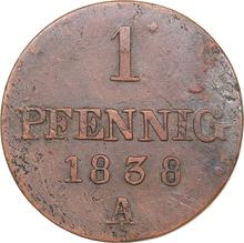 1 Pfennig 1838 A  