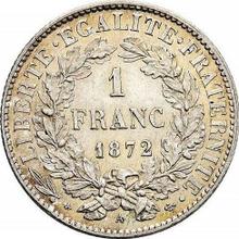 1 frank 1872 A  