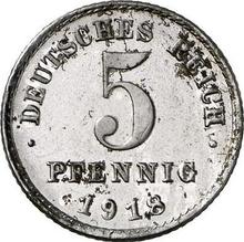 5 Pfennig 1918 F  
