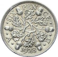 Sixpence 1928   