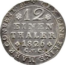 1/12 Thaler 1826  CvC 