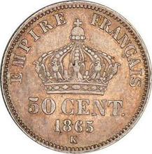 50 Centimes 1865 K  