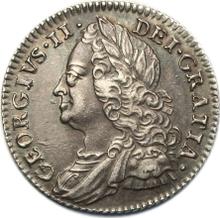 Sixpence 1757    "Old Head"
