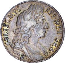 Halfcrown 1696 B   "Small Shields"