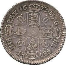 Halfcrown 1672    "Fourth laureate bust"