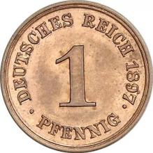 1 Pfennig 1897 E  
