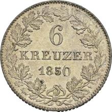 6 Kreuzer 1850   