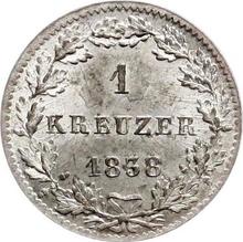 1 krajcar 1838   