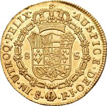 8 Escudos 1804 So FJ 