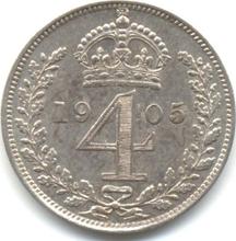 Fourpence (Groat) 1905   