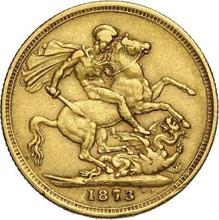 Sovereign 1873 M  WW "St. George"