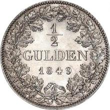 1/2 Gulden 1849   