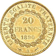 20 Francs 1890 A  
