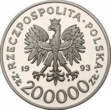 200000 eslotis 1993 MW   "750 años de Szczecin"
