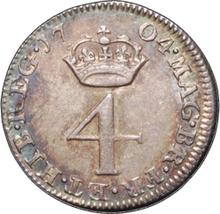 Fourpence (Groat) 1704   