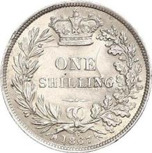 Shilling 1867   