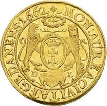 Ducat 1662  DL  "Danzig"