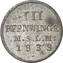 3 Pfennig 1833   
