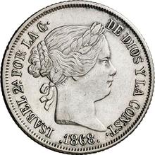 40 Céntimos de escudo 1868   