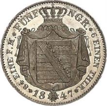1/6 Thaler 1847  F 