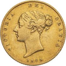 1/2 Sovereign 1845   
