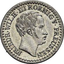 Silber Groschen 1821 D  