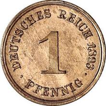 1 Pfennig 1893 F  