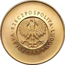 10 Zlotych 1969 MW  JJ "Volksrepublik Polen" (Probe)