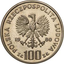 100 złotych 1980 MW   "Jan Kochanowski" (Próba)