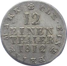 1/12 Thaler 1812  S.G.H. 