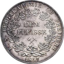 2 Thaler 1857  F  "Hard Work Award"