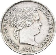 40 Céntimos de escudo 1865   