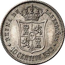 10 Céntimos de escudo 1867   