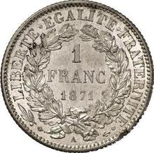 1 frank 1871 A  