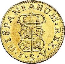 1/2 Escudo 1760 S JV 