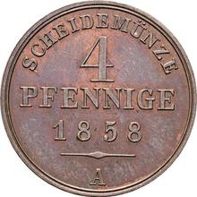 4 Pfennig 1858 A  