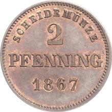 2 Pfennig 1867   