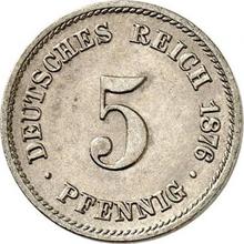 5 Pfennig 1876 C  
